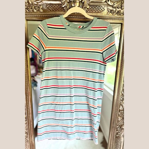 Madewell Tee Dress in Alchester Stripe Small - Picture 4 of 6
